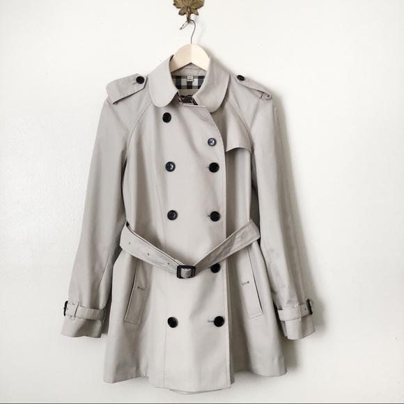 Burberry Jackets & Blazers - Burberry khaki Classic Style belt Trench Coat